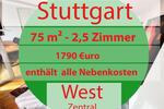 Wohnen auf Zeit Stuttgart - 2.5 Zimmer, 75 m&sup2;, 1.790&euro; | Angebot:24730634