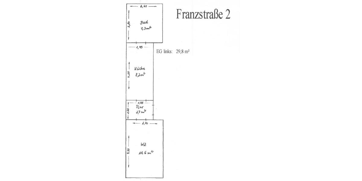 Erdgeschoßwohnung Köthen (Anhalt) - 1 Zimmer, 30 m&sup2;, 240&euro; | Angebot:24953118
