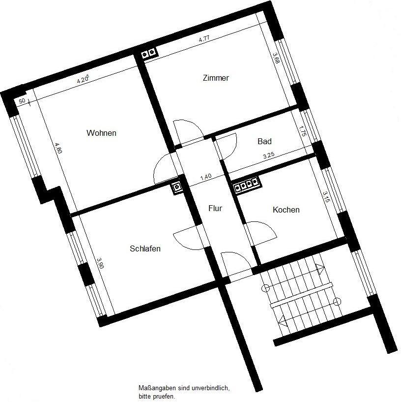 Altbauwohnung! Ruhig und zentrumsnah! zimmer