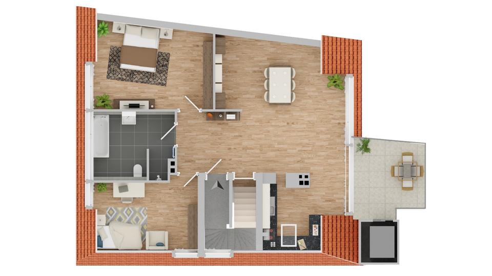 Erstbezug nach Sanierung! Traumhafte Maisonettewohnung im Erphoviertel 4 zimmer