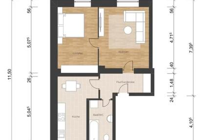 Zentrale 2-Zimmer Wohnung Nähe Glacis Galerie & HBF Neu-Ulm