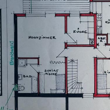 1-Zimmer-Wohnung in Villmar Weyer Obergeschoss 45qm 1 zimmer