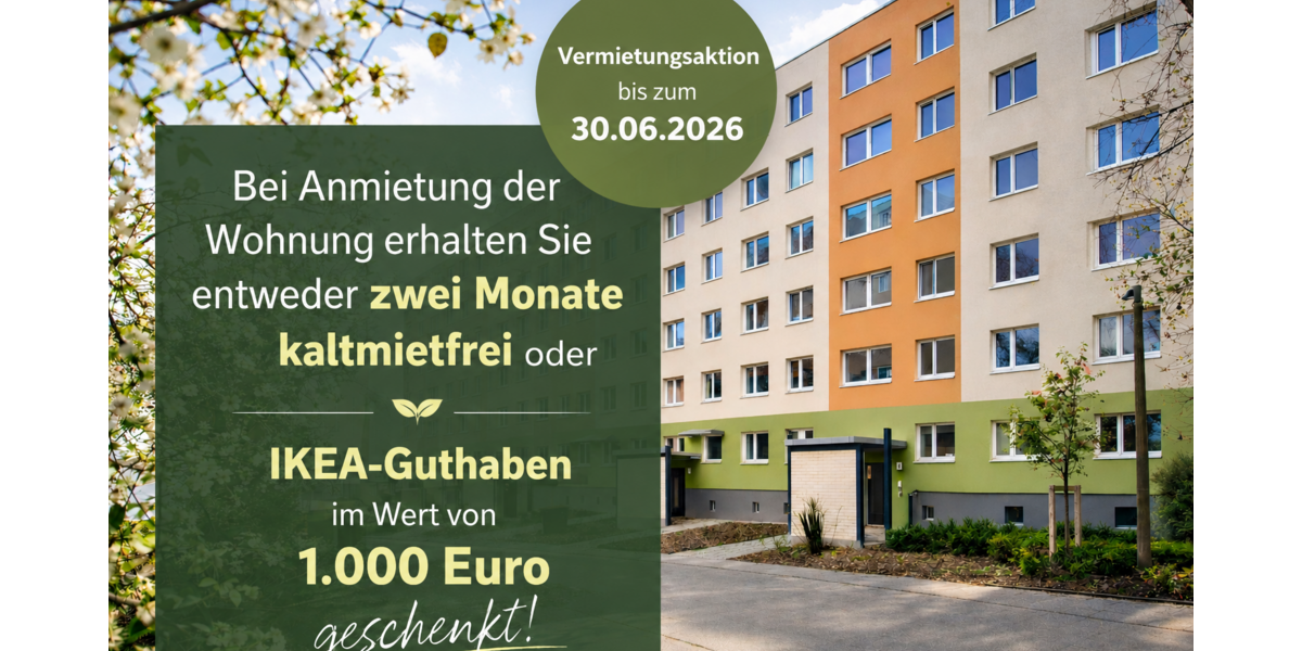 Etagenwohnung Halle Halle-Neustadt - 5 Zimmer, 81 m&sup2;, 620&euro; | Angebot:26780368