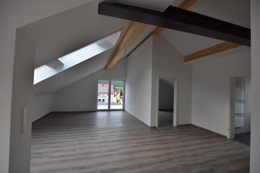 Helle, barrierefreie 2,5 Zi.-DG-Wohnung mit franz. Balkonen