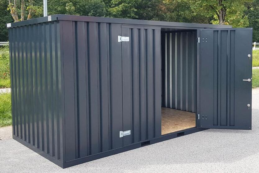 Gartencontainer 3m x 2m Schnellbaucontainer Gartenhaus Container