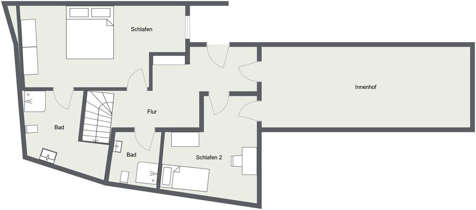 Etagenwohnung Kappeln - 3 Zimmer, 110 m&sup2;, 1.430&euro; | Angebot:25542216