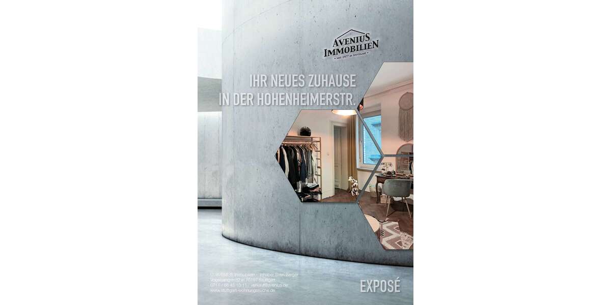 Etagenwohnung Stuttgart Bopser - 5 Zimmer, 154 m&sup2;, 1.620&euro; | Angebot:25144889