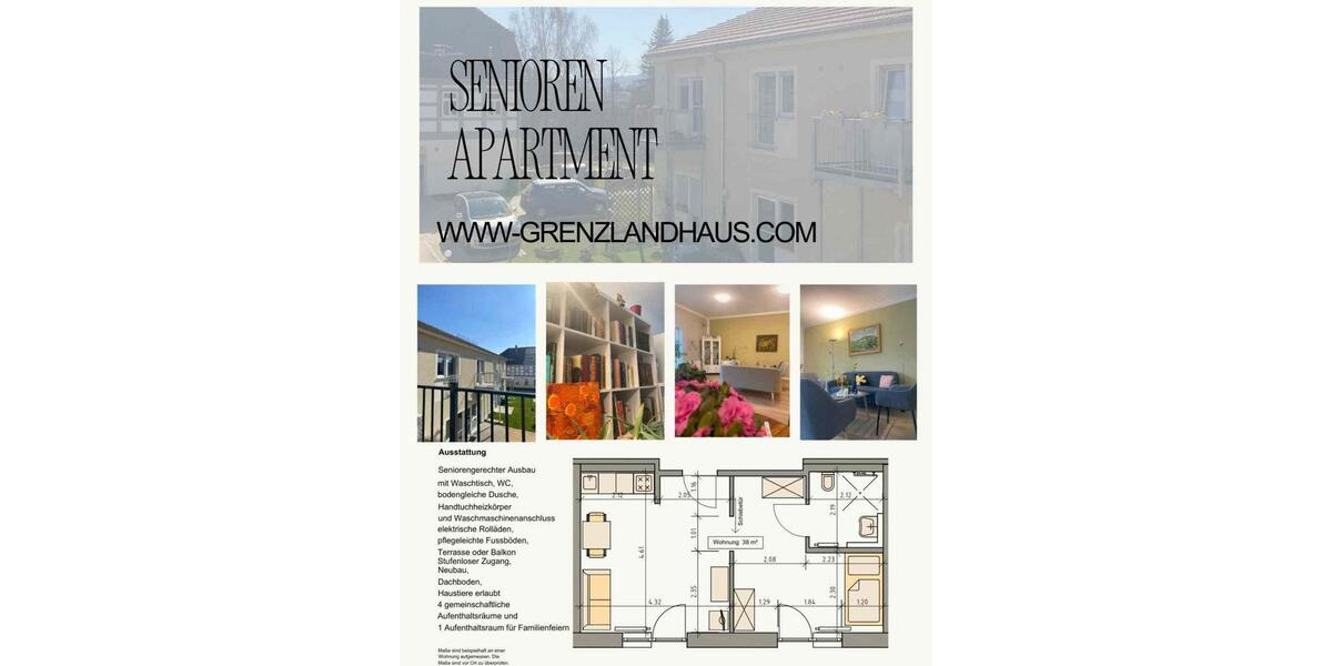 Erdgeschoßwohnung Seifhennersdorf - 2 Zimmer, 338&euro; | Angebot:23198235