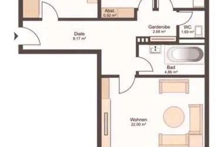 3-Zimmer-Wohnung Karlsruhe- Bergwald 3 zimmer