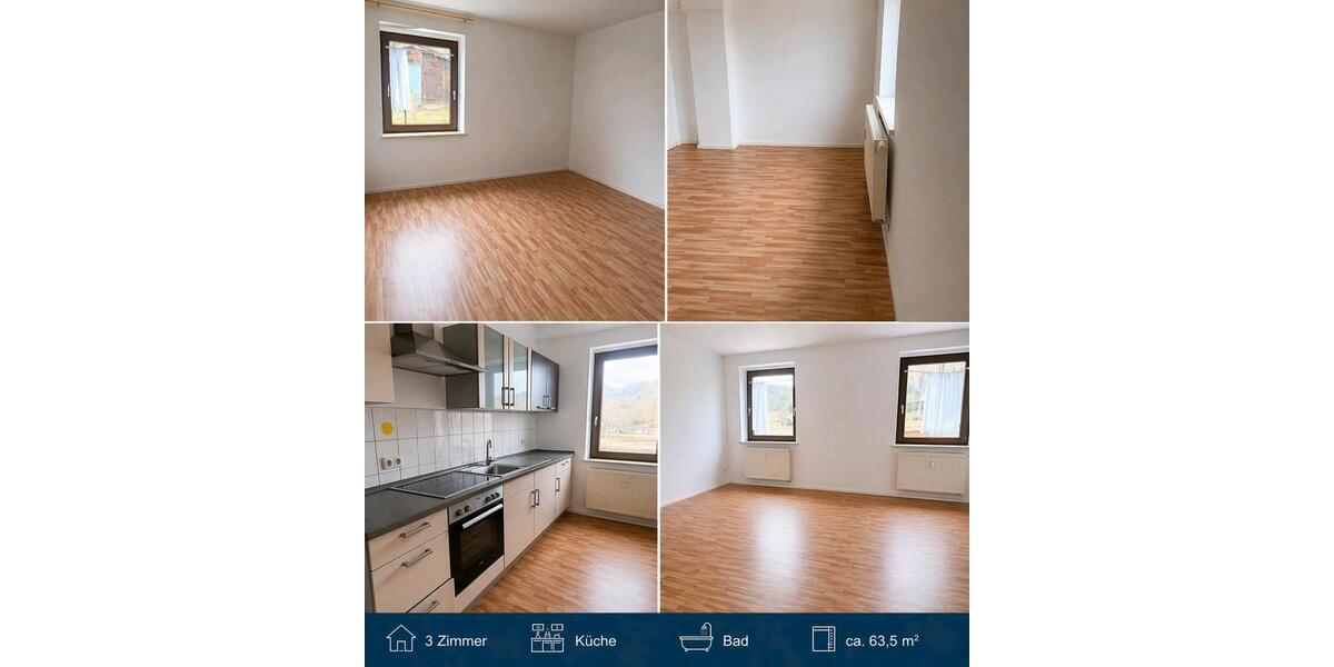 Etagenwohnung Heilbad Heiligenstadt - 3 Zimmer, 63 m&sup2;, 440&euro; | Angebot:26272020