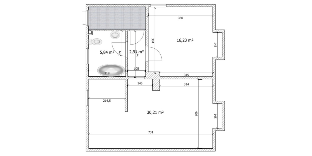Etagenwohnung Grimmen - 2 Zimmer, 55 m&sup2;, 650&euro; | Angebot:24394336