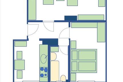 Wohnung Artern - 2 Zimmer, 52 m&sup2;, 335&euro; | Angebot:26537754