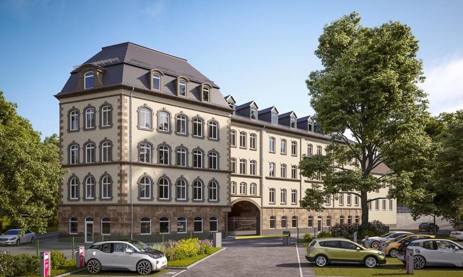 1 Raum Wohnung Modernes Wohnen im historischen Ambiente