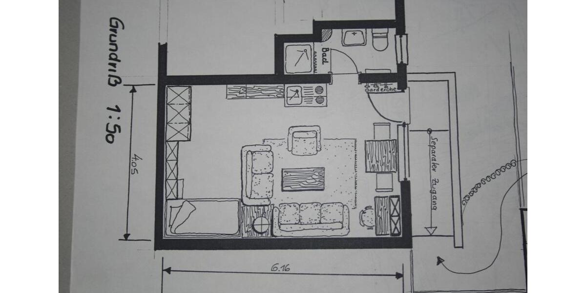 Etagenwohnung Neckarsulm - 1 Zimmer, 30 m&sup2;, 520&euro; | Angebot:25942972