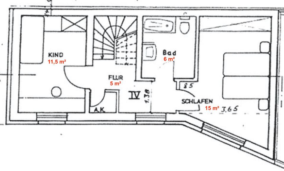 Etagenwohnung Meerane - 3 Zimmer, 82 m&sup2;, 500&euro; | Angebot:26522266