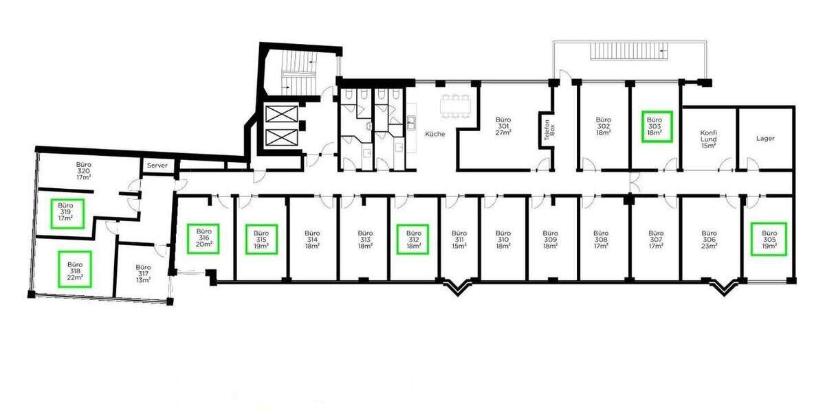 Moderner Büro-XL direkt am Hamburger Hauptbahnhof - flexibel & möbliert zimmer