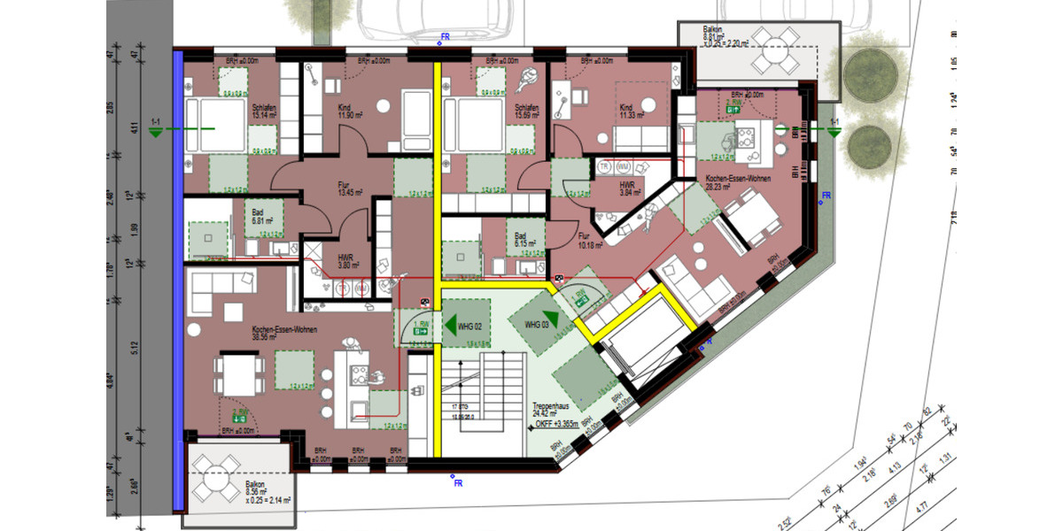 Erdgeschoßwohnung Borken - 3 Zimmer, 80 m&sup2;, 1.150&euro; | Angebot:25087986