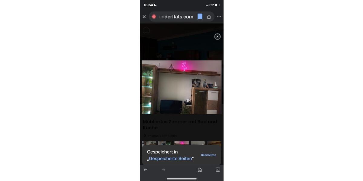 Wohnen auf Zeit Köln Porz - 1 Zimmer, 118 m&sup2;, 550&euro; | Angebot:26017294