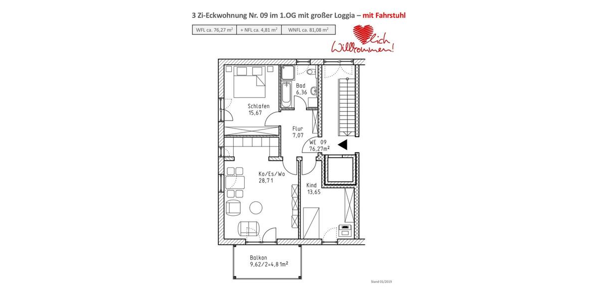 3-Zimmer Wohnung in Untermeitingen mit Balkon Bj. 2020 3 zimmer