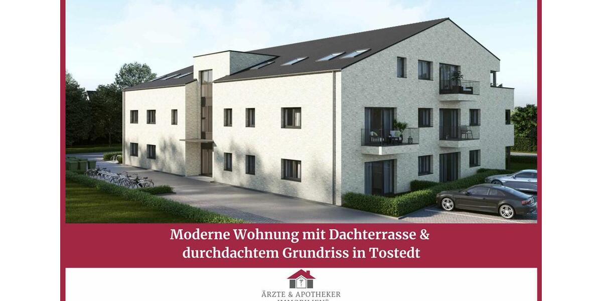 Moderne Wohnung mit Dachterrasse & durchdachtem Grundriss in Tostedt 4 zimmer
