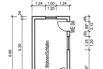 1 Zimmer Wohnung