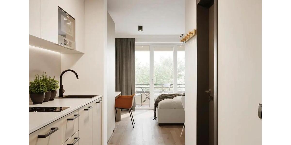 Etagenwohnung Regensburg Ganghofersiedlung - 1 Zimmer, 22 m&sup2;, 550&euro; | Angebot:26022266