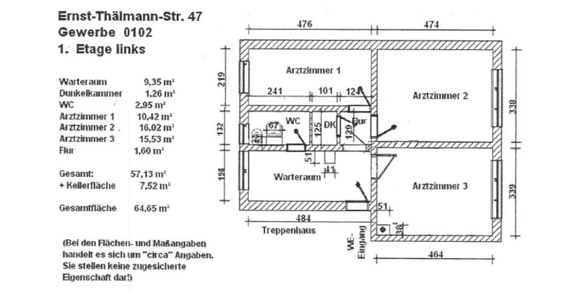 Gewerbeobjekt Salzwedel - 400&euro; | Angebot:17963892