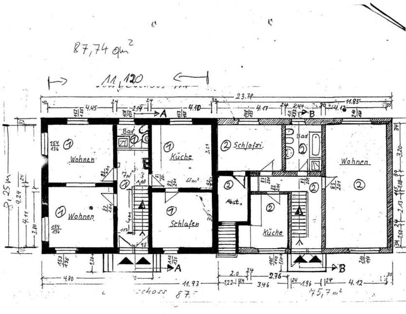 3,5 Zimmer Maisontte Wohnung 3 zimmer