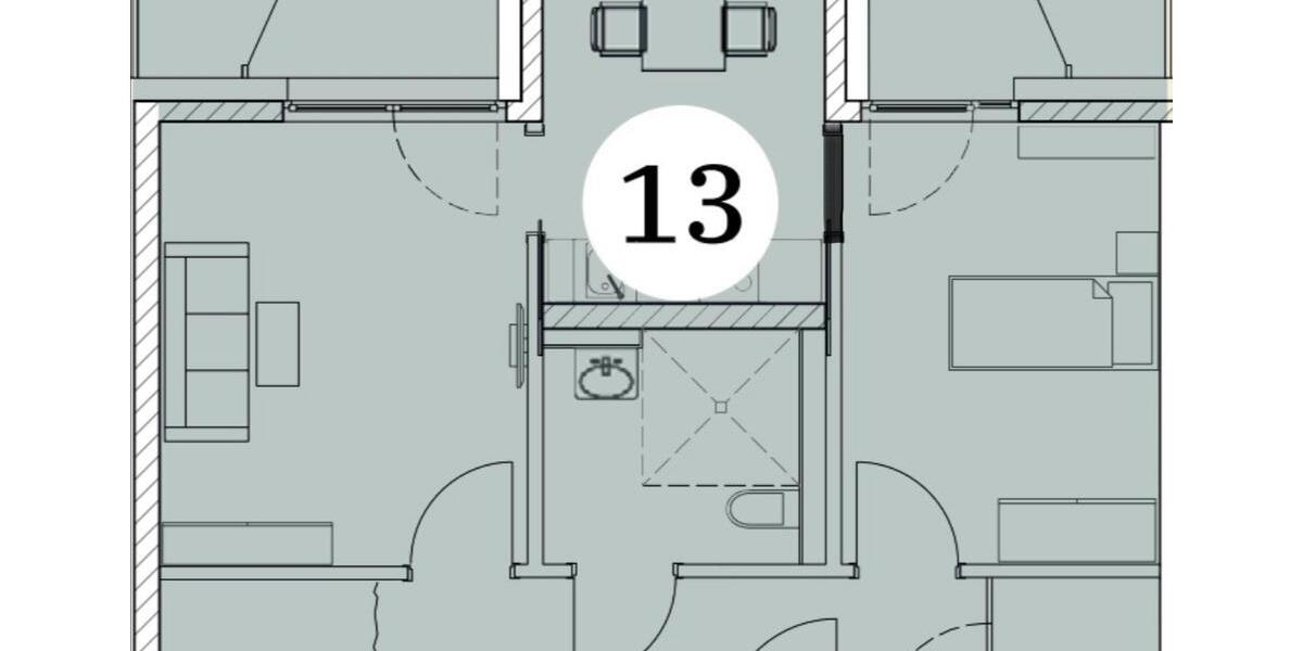 Etagenwohnung Weyhausen - 2.5 Zimmer, 63 m&sup2;, 940&euro; | Angebot:24804354