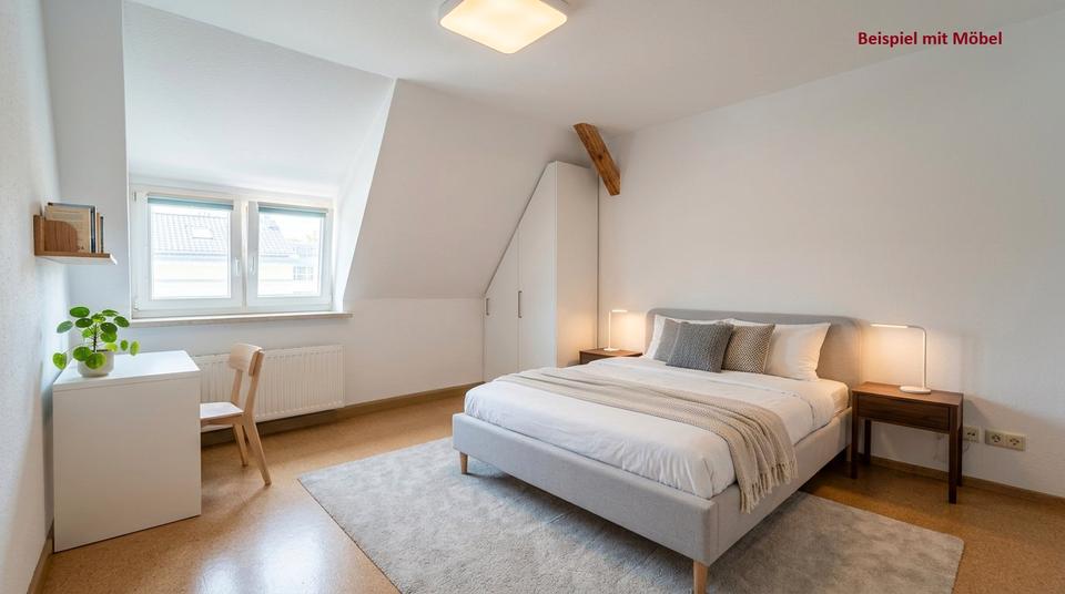 Dachgeschoßwohnung Limbach-Oberfrohna Oberfrohna - 4 Zimmer, 80 m&sup2;, 400&euro; | Angebot:26181505