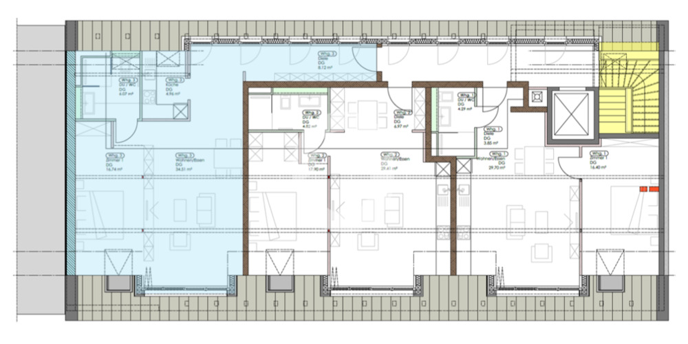 Stilvolle Stadtwohnung mit Panoramablick über Stuttgart 2 zimmer