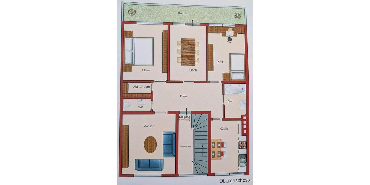 Etagenwohnung Heiden - 4 Zimmer, 90 m&sup2;, 670&euro; | Angebot:25216054