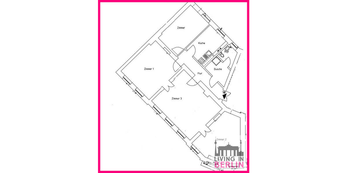 Etagenwohnung Oranienburg - 4 Zimmer, 132 m&sup2;, 1.299&euro; | Angebot:26753867