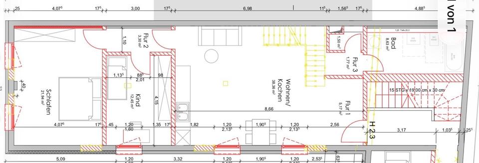 Etagenwohnung Schwandorf - 3 Zimmer, 110 m&sup2;, 1.300&euro; | Angebot:26199512