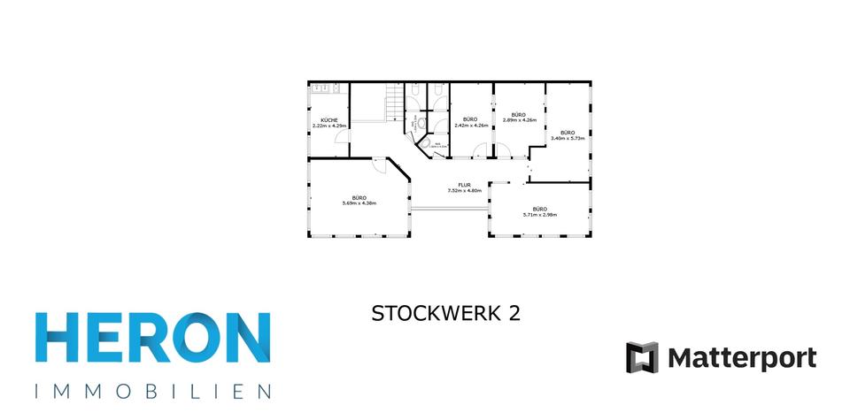 SMARTINSPECT BASE - Großer Showroom mit darüberliegender Büroeinheit im Industriepark Ellwangen zimmer