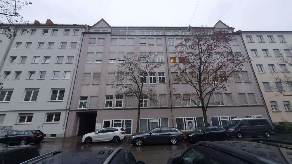 Etagenwohnung Nürnberg Tafelhof - 1 Zimmer, 4.279 m&sup2;, 430&euro; | Angebot:25119049