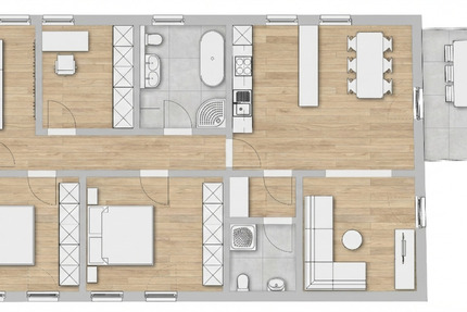 Wohnung Stadtroda - 4 Zimmer, 102 m&sup2;, 1.000&euro; | Angebot:25027026