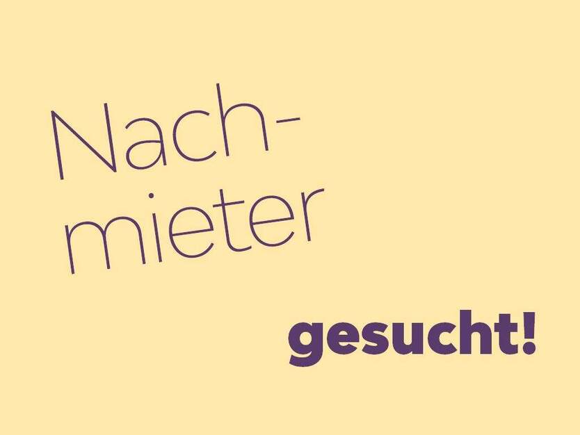NACHMIETER GESUCHT! Große 3RW in ruhiger Lage! 3 zimmer
