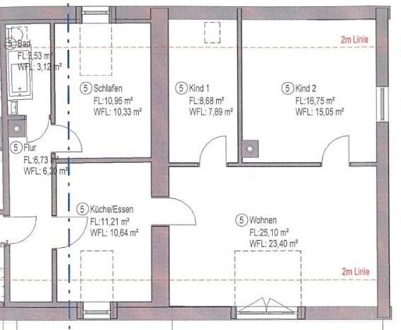 Dachgeschoßwohnung Straubing - 4 Zimmer, 77 m&sup2;, 950&euro; | Angebot:26644970