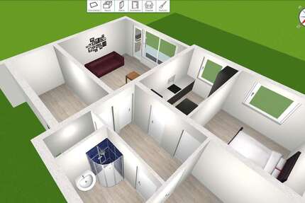 Wohnung Saarbrücken Eschberg - 3 Zimmer, 75 m&sup2;, 800&euro; | Angebot:25158779