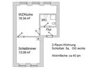 Etagenwohnung Waldheim - 2 Zimmer, 40 m&sup2;, 200&euro; | Angebot:11884855