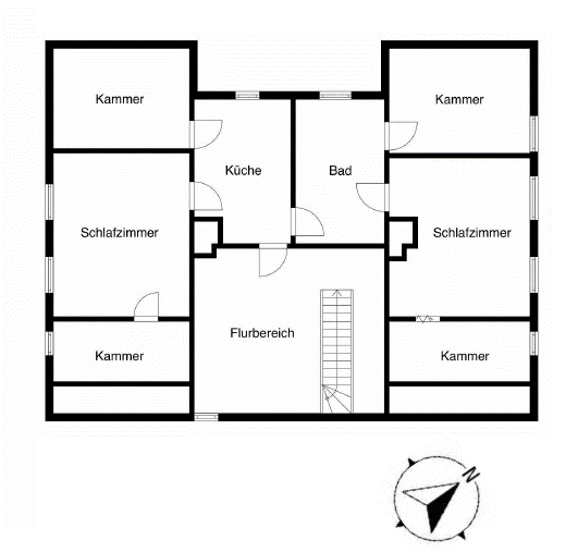 Dachgeschoßwohnung Garz/Rügen Rügen - 2 Zimmer, 62 m&sup2;, 500&euro; | Angebot:25258451