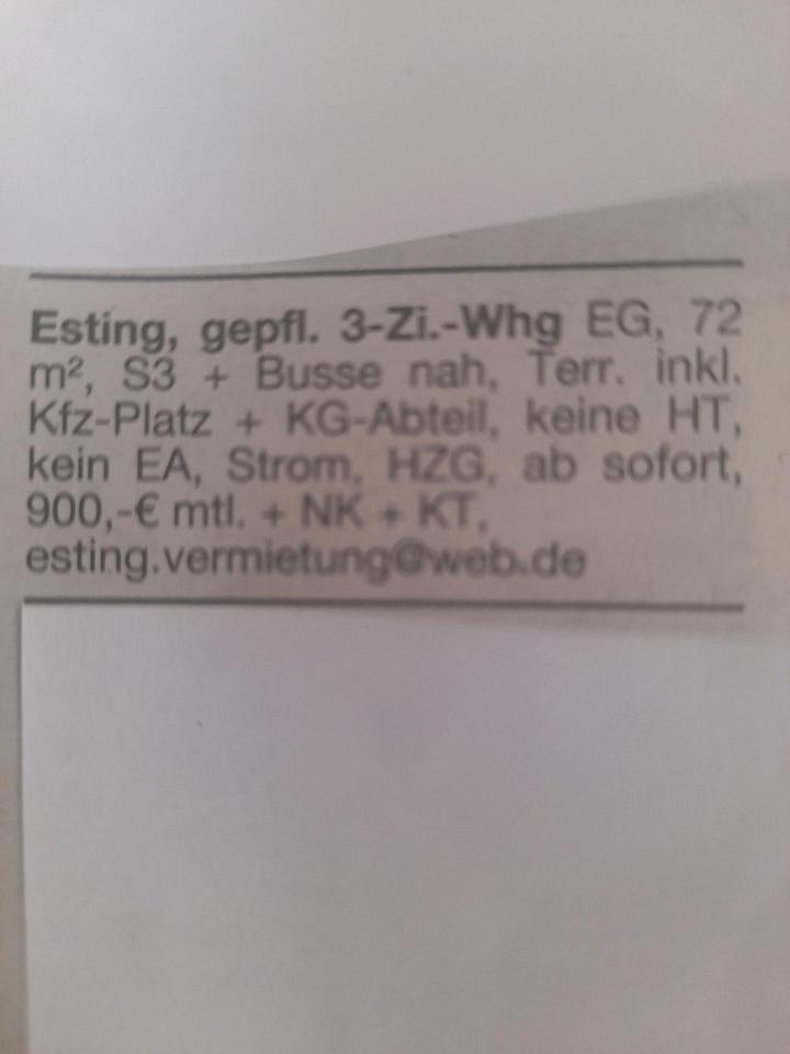Esting 3 Zimmerwohnung zimmer