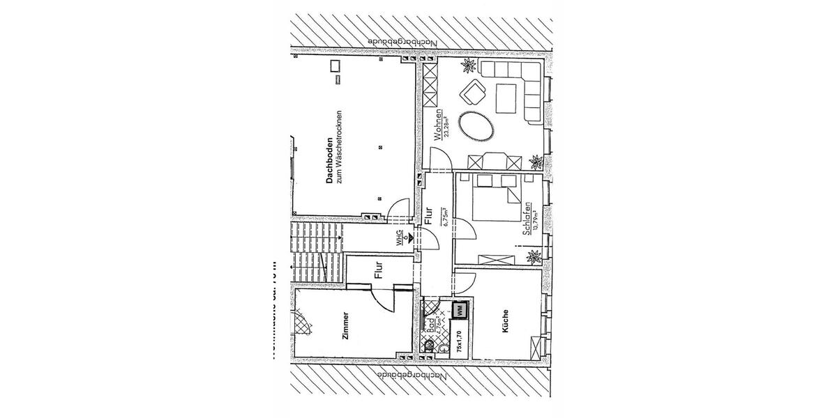 Etagenwohnung Forst (Lausitz) - 3 Zimmer, 78 m&sup2;, 460&euro; | Angebot:26624837