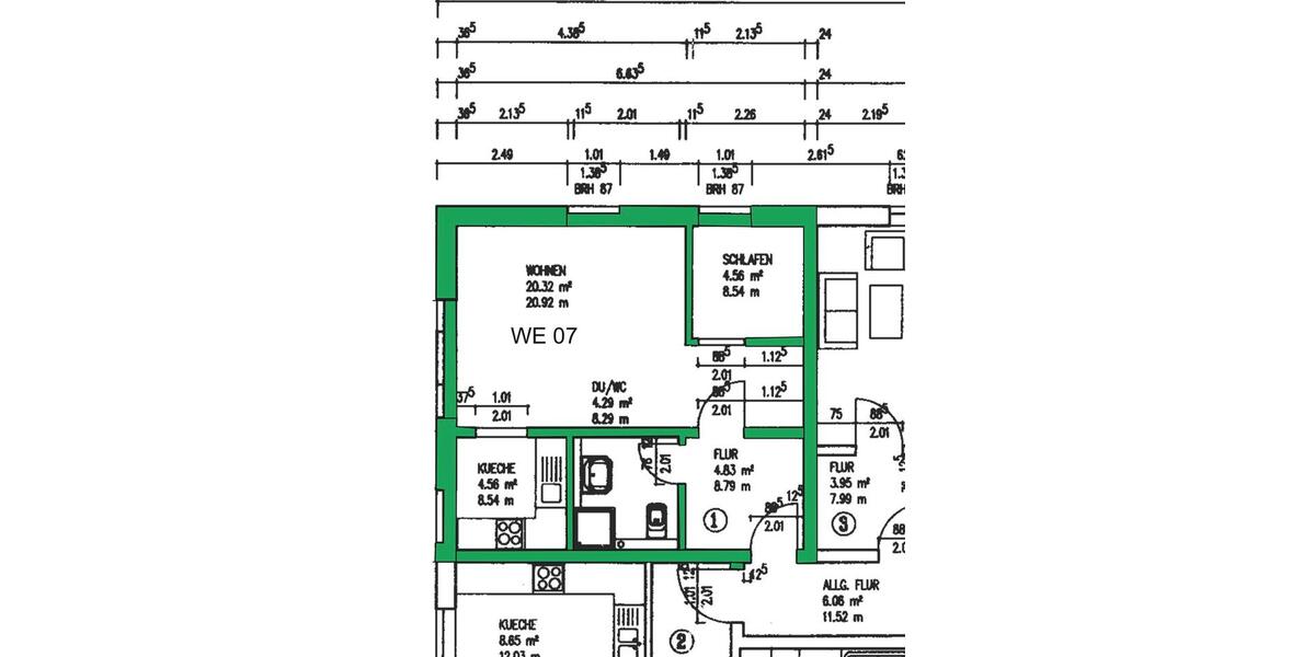 Etagenwohnung Tanna - 2 Zimmer, 37 m&sup2;, 295&euro; | Angebot:24690282