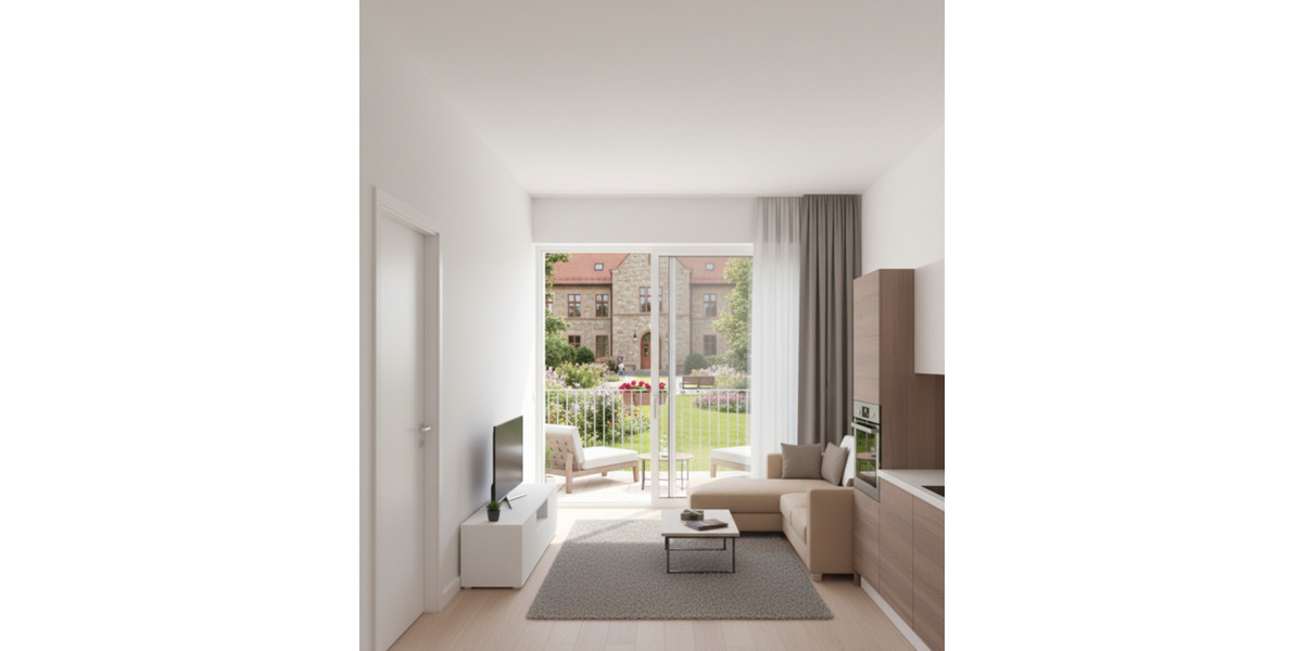 Etagenwohnung Hildesheim Himmelsthür - 2 Zimmer, 51 m&sup2;, 842&euro; | Angebot:25200582