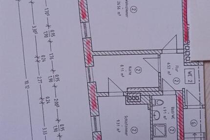 2 Raum Wohnung schön und modern zimmer