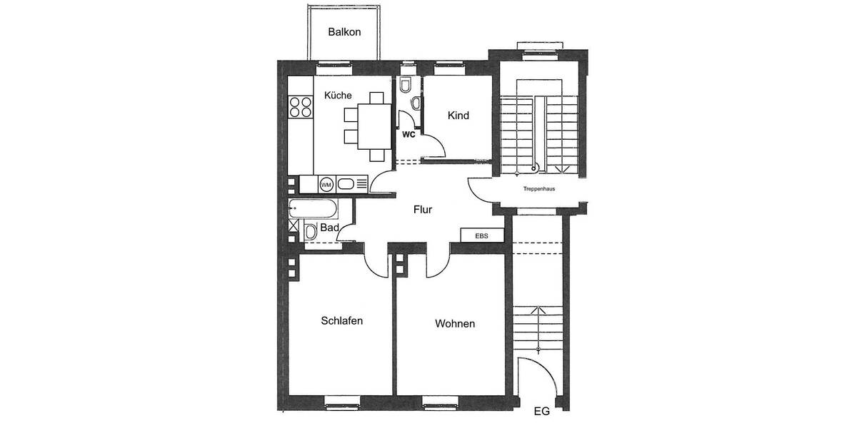 Etagenwohnung München Laim - 3 Zimmer, 76 m&sup2;, 1.950&euro; | Angebot:26731148