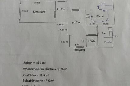 3 Zimmer mit großem Balkon 3 zimmer