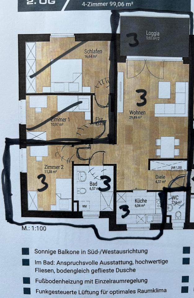 Gemeinschafts-WG, 1 Zimmer, Küche, Bad, Terasse